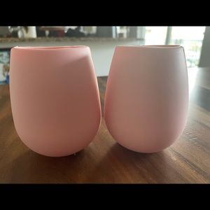 Set of 2 Silicone Wine Glasses